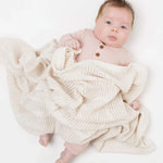 Lulujo Cellular Blanket - Oatmeal