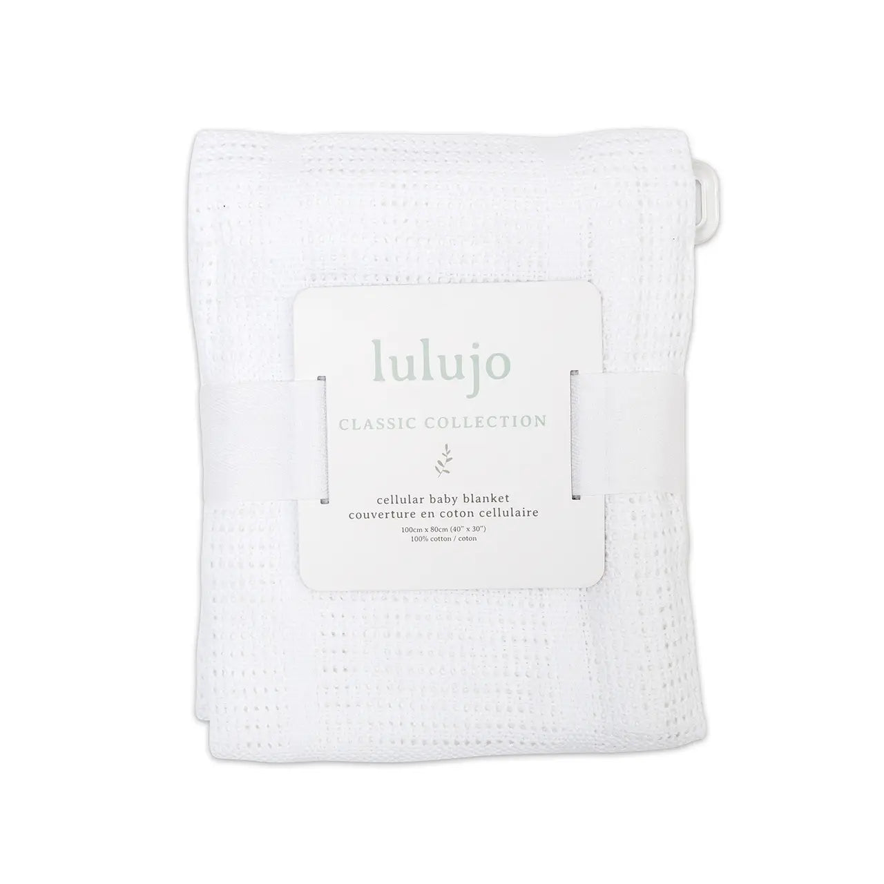 Lulujo Cellular Blanket - White
