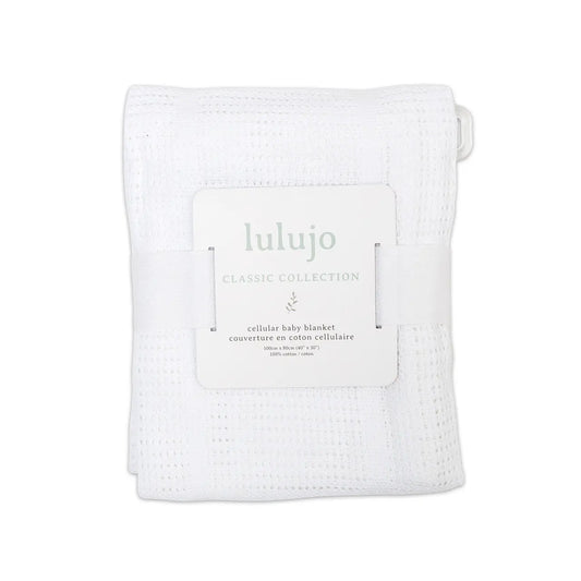 Lulujo Cellular Blanket - White