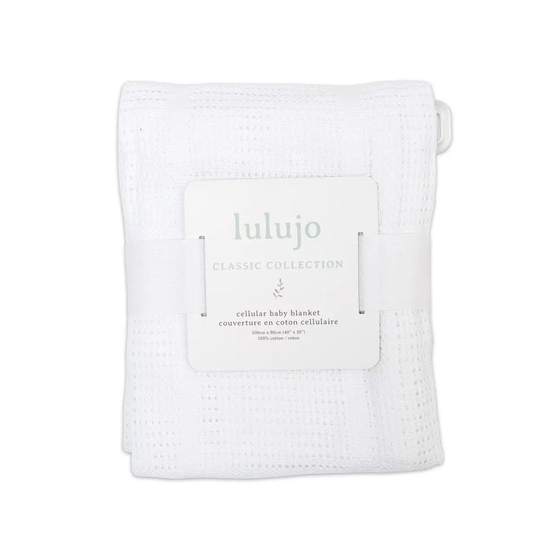 Lulujo Cellular Blanket - White