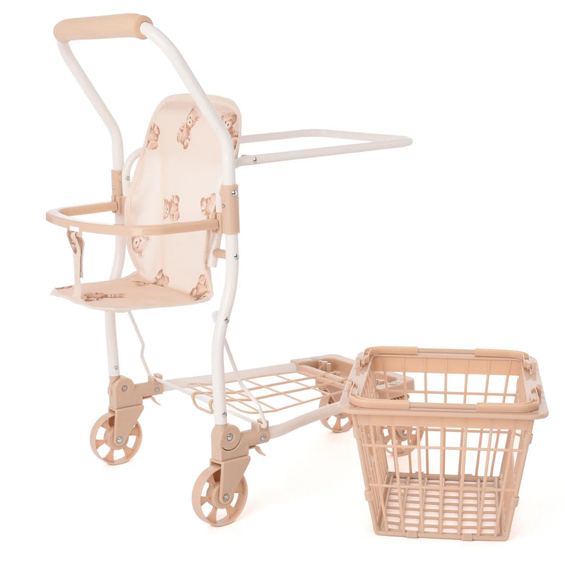 Roma Teddy Dolls Shopping Trolley