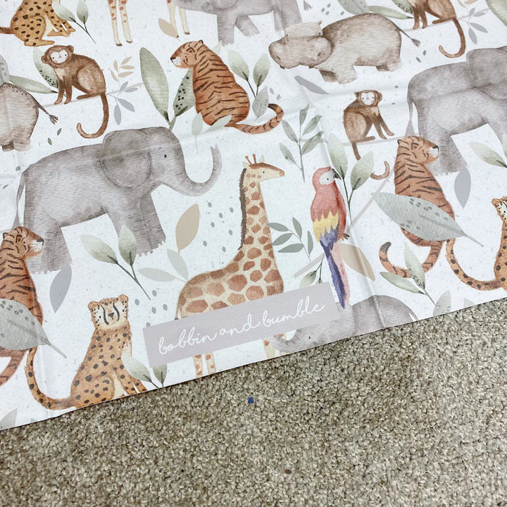 Bobbin & Bumble Splash Mat (120cm x 120cm) - Jungle Animals