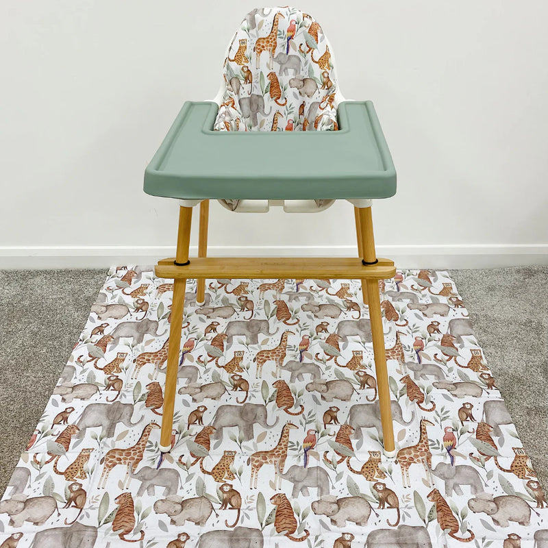 Bobbin & Bumble Splash Mat (120cm x 120cm) - Jungle Animals