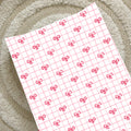 Bobbin & Bumble Anti-Roll Wedge Baby Changing Mat - Pink Bow