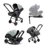 Doona X Recline Car Seat & Stroller with Isofix Base & Rain Cover Bundle - Dusty Sage + FREE Essentials Bag Worth £54.99!