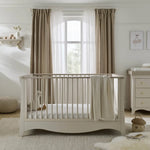 CuddleCo Clara 2 Piece Nursery Furniture Set (Cotbed And Dresser) - Cashmere & Ash