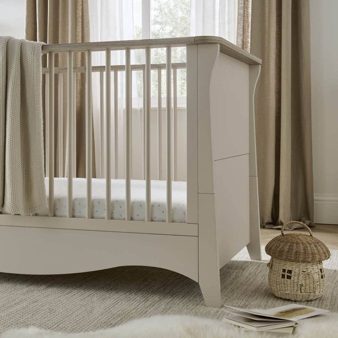 Cuddleco Clara 3 Piece Nursery Furniture Set - Cashmere & Ash