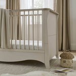 CuddleCo Clara 2 Piece Nursery Furniture Set (Cotbed And Dresser) - Cashmere & Ash