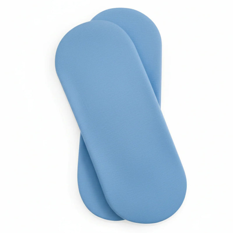 Clair De Lune 2 Pack Universal Cotton Moses Basket Sheets - 74 x 30 cm - Blue