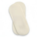 Clair De Lune 2 Pack Fitted Cotton Moses Basket Sheets - 74 x 30 cm - Cream