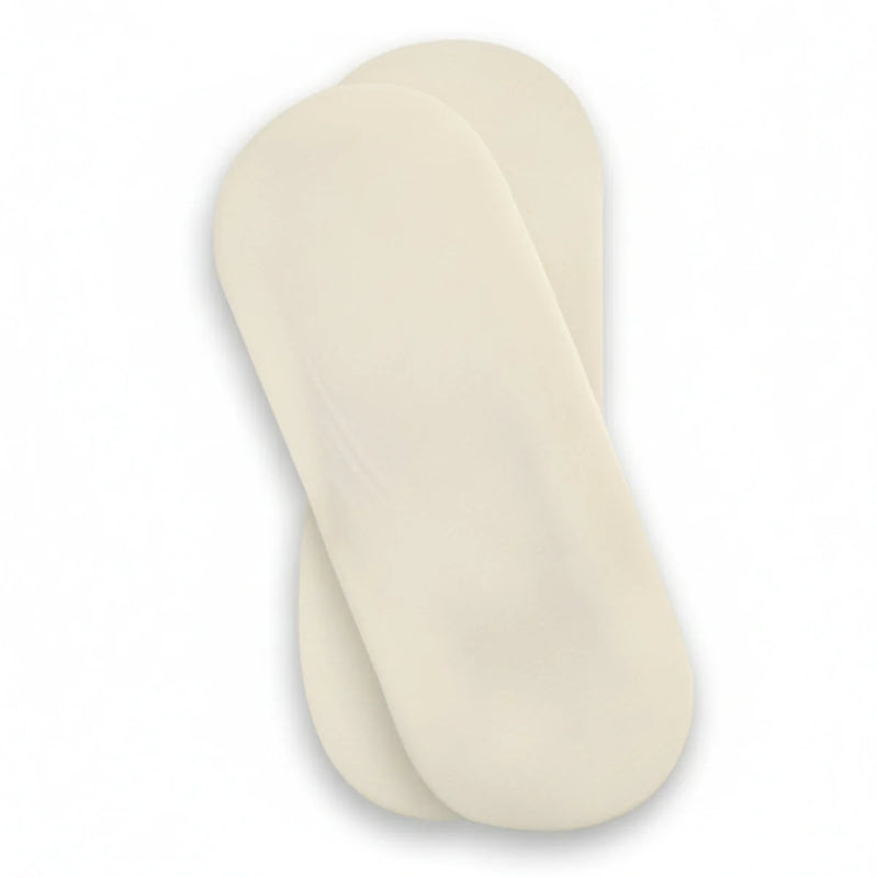 Clair De Lune 2 Pack Fitted Cotton Moses Basket Sheets - 74 x 30 cm - Cream