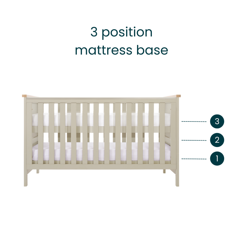 Tutti Bambini Misha Hallee 2 Piece Room Set - Mushroom/Golden Oak