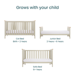 Tutti Bambini Misha Hallee 2 Piece Room Set - Mushroom/Golden Oak