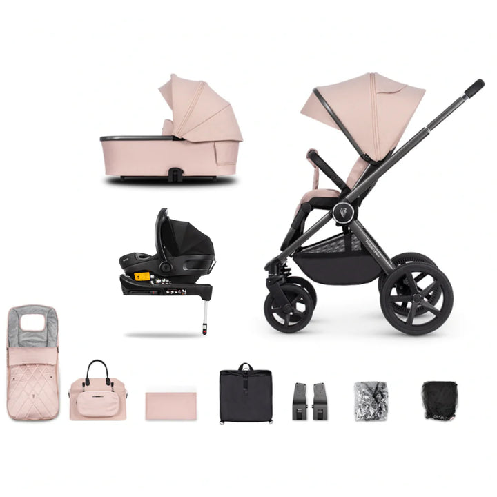 Venicci Tinum Upline 4in1 Travel System - Misty Rose