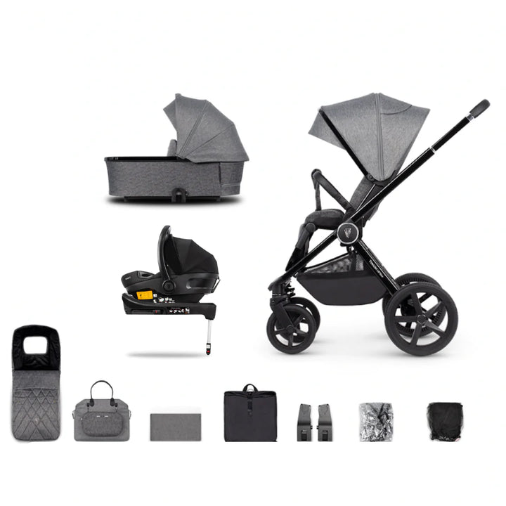 Venicci Tinum Upline 4in1 Travel System - Slate Grey