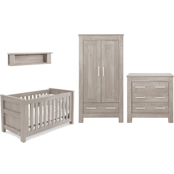 BabyStyle Bordeaux 4 Piece Set - Ash + FREE POCKET SPRING MATTRESS