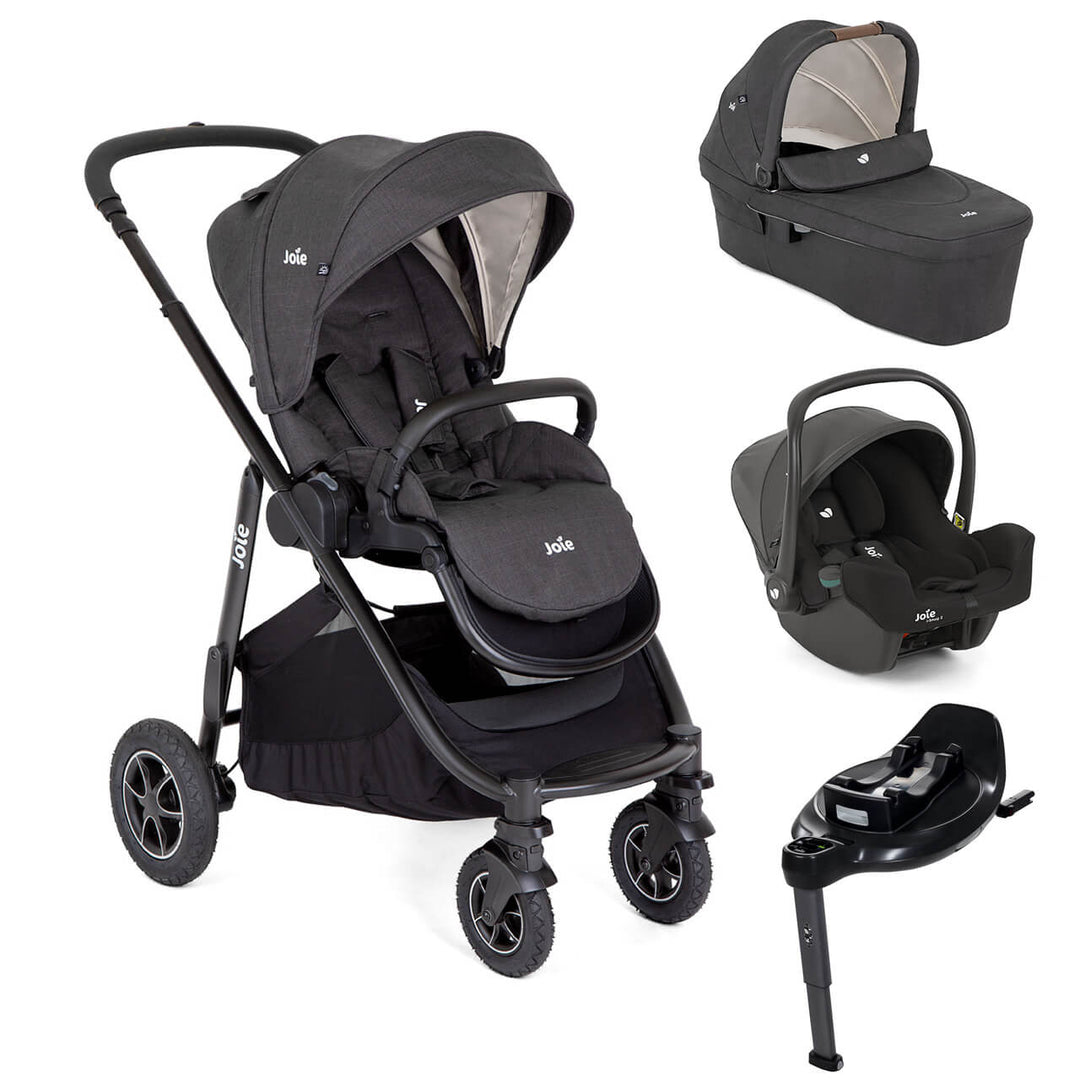 Joie Versatrax On The Go Encore Travel System with i-Snug 2 and Encore Isofix Base - Shale