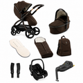 egg3 Luxury Maxi-Cosi Cabriofix i-Size Travel System Bundle - AINR Exclusive Turkish Coffee
