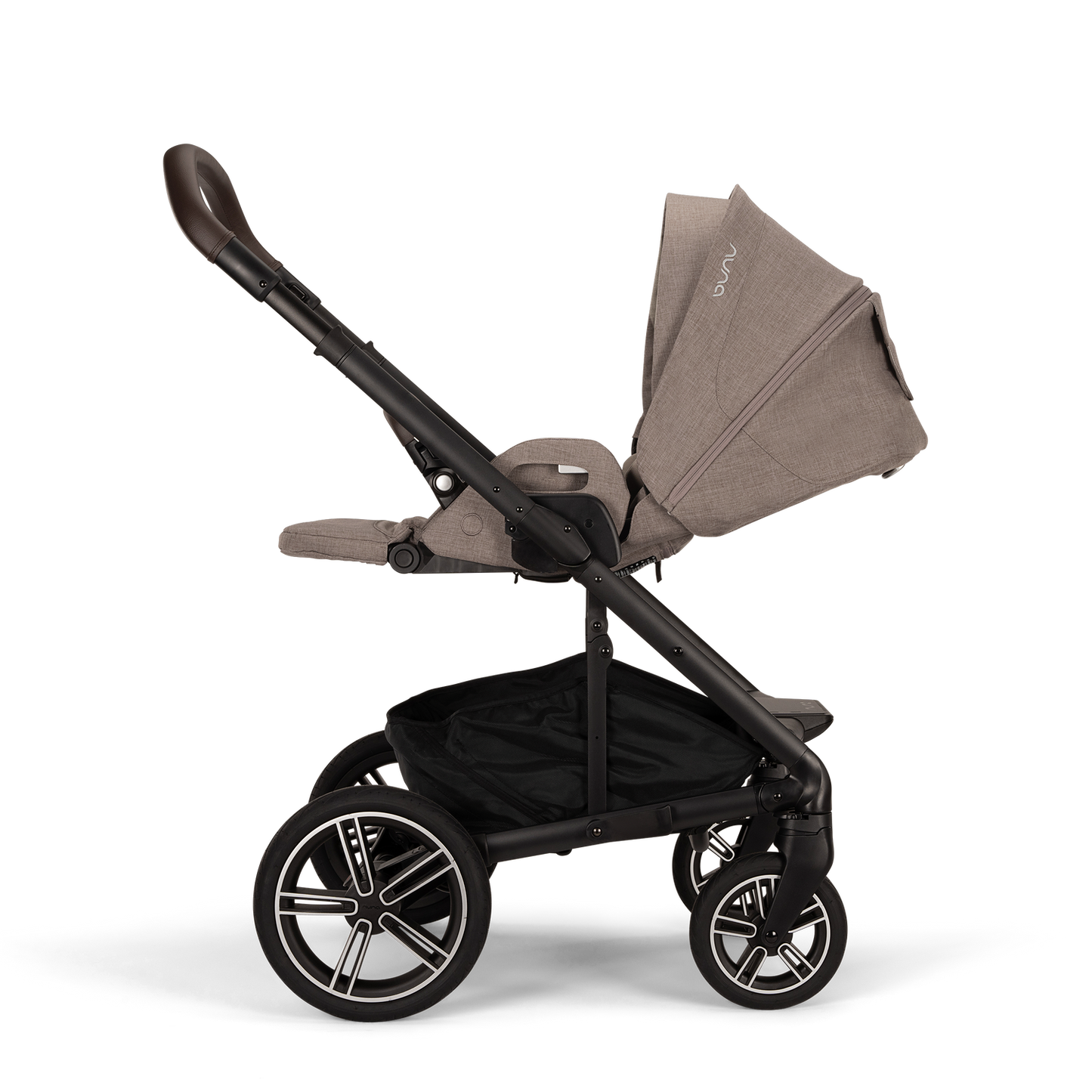 Nuna MIXX next, Arra Flex + Base Curv Travel System bundle - Cedar