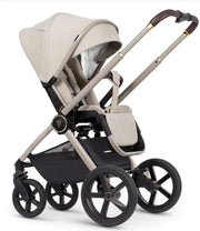 Venicci Tinum Upline 4in1 Travel System in Stone Beige with Cybex Cloud T Car Seat & Base