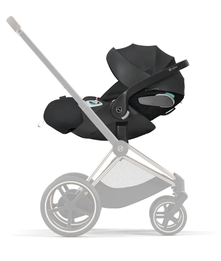 Venicci Tinum Upline 4in1 Travel System in Stone Beige with Cybex Cloud T Car Seat & Base