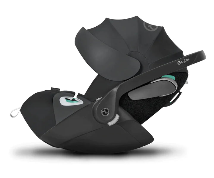 Venicci Tinum Upline 4in1 Travel System in All Black with Cybex Cloud T Car Seat & Base