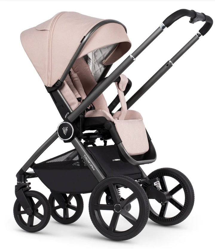 Venicci Tinum Upline 4in1 Travel System with Cybex Cloud T Car Seat - Misty Rose