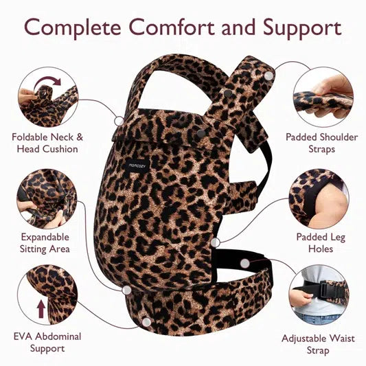 Momcozy Baby Carrier 3M+ - Leopard