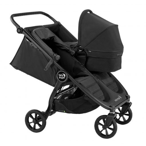 Baby Jogger City Mini GT2 Double With 2 Carrycots Opulent Black