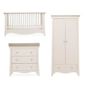 CuddleCo Clara 3 Piece Nursery Furniture Set - Cashmere & Ash