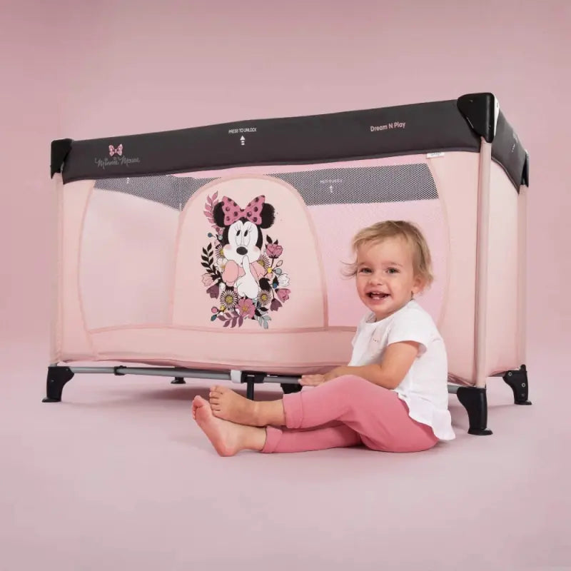 Hauck Disney Dream n Play Travel Cot-Minnie Sweetheart