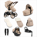 egg3 Luxury Shell 360 Travel System Bundle - Feather