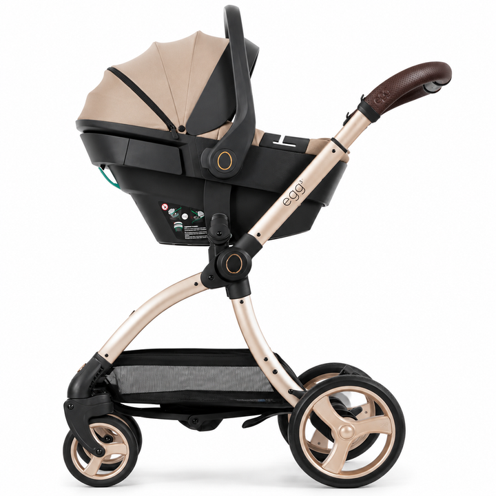 egg3 All Stage 360 Travel System Bundle - Feather + FREE EXTRA 360 ISOFIX BASE