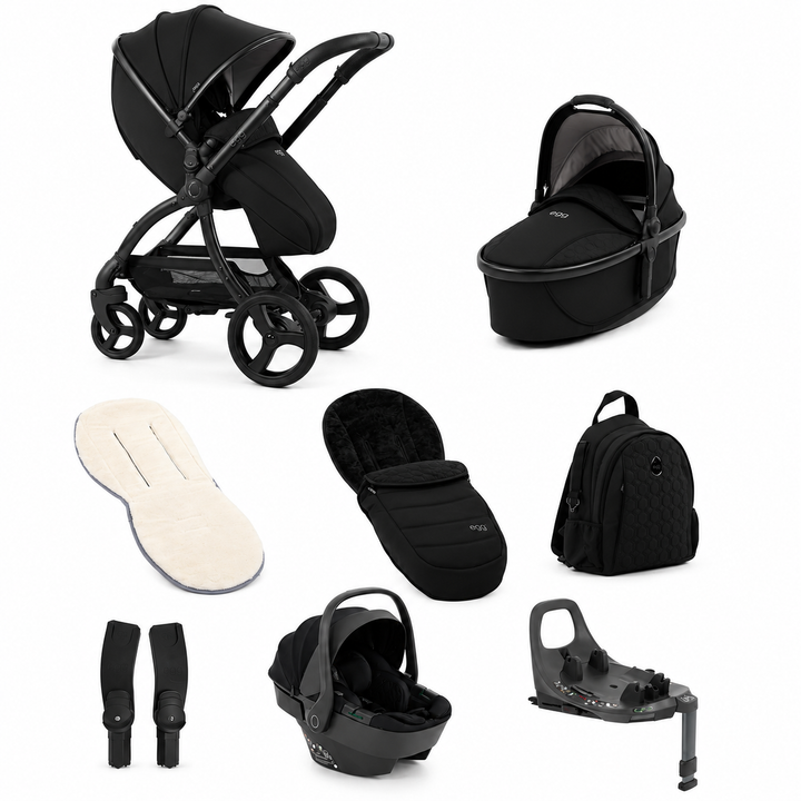 egg3 Luxury Shell 360 Travel System Bundle - Panther