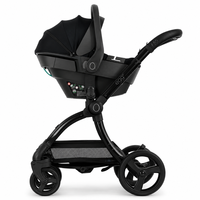 egg3 All Stage 360 Travel System Bundle - Panther + FREE EXTRA 360 ISOFIX BASE