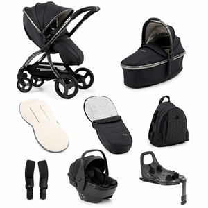 egg3 Luxury Shell 360 Travel System Bundle - Carbonite