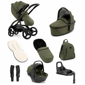 egg3 Luxury Shell 360 Travel System Bundle - Sage