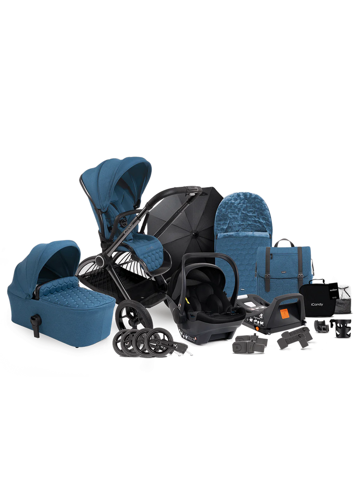 iCandy Core Complete Car Seat + Isofix Base Bundle - Atlantis Blue