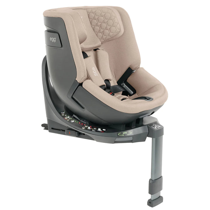 egg3 All Stage 360 Travel System Bundle - Feather + FREE EXTRA 360 ISOFIX BASE
