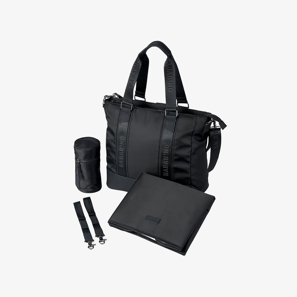 Bababing Moda Tote Changing Bag - Black