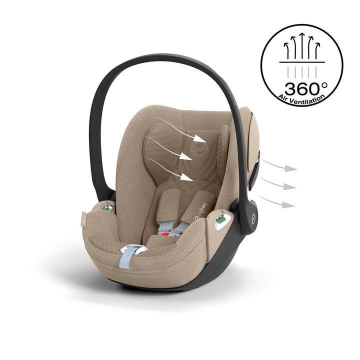 Cybex Cloud T i-Size Plus Car Seat | Cozy Beige