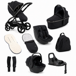 egg3 All Stage 360 Travel System Bundle - Carbonite + FREE EXTRA 360 ISOFIX BASE