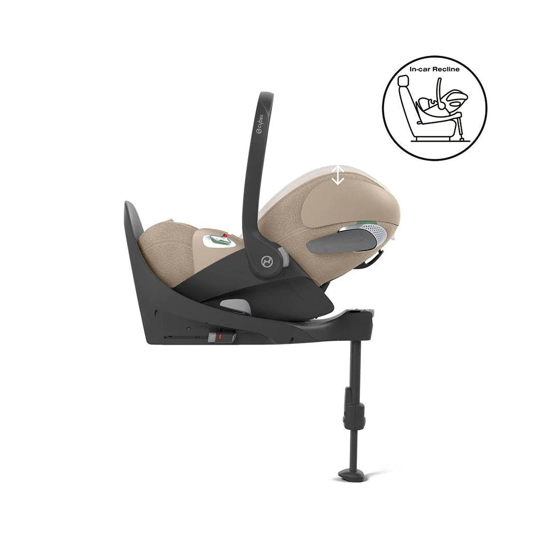 Cybex Cloud T i-Size Plus Car Seat - Cozy Beige