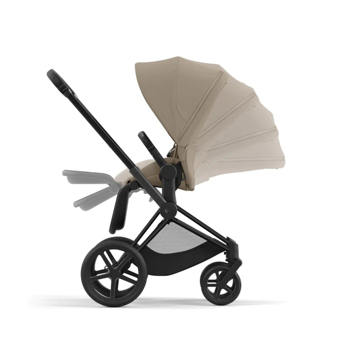 Cybex Priam Lux Travel System | Cozy Beige on Matt Black