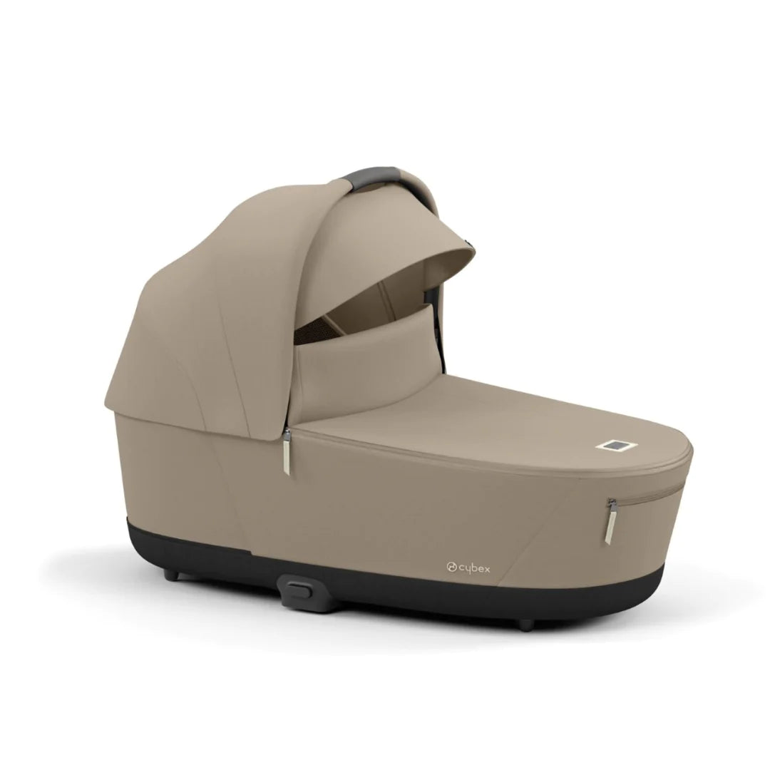 Cybex Priam Lux Travel System | Cozy Beige on Matt Black