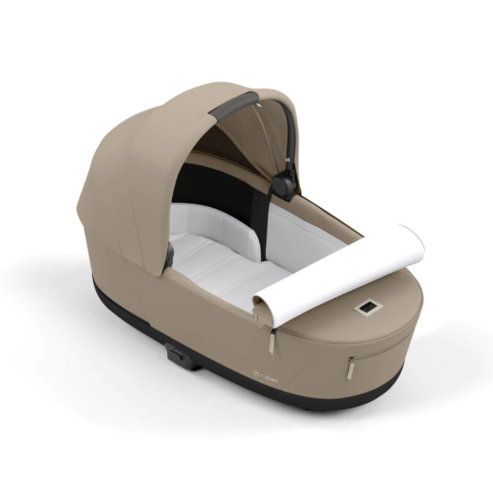 Cybex Priam Lux Travel System | Cozy Beige on Matt Black