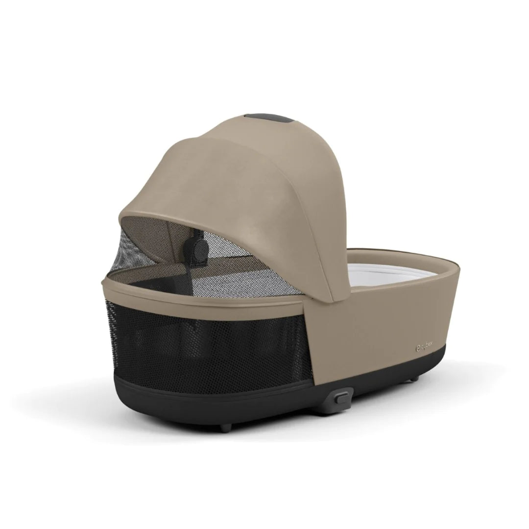 Cybex Priam Lux Travel System | Cozy Beige on Matt Black