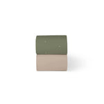 The Little Green Sheep Organic Moses Basket Fitted Sheets - Juniper/Sage Rice