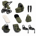 egg3 All Stage 360 Travel System Bundle - Sage + FREE EXTRA 360 ISOFIX BASE