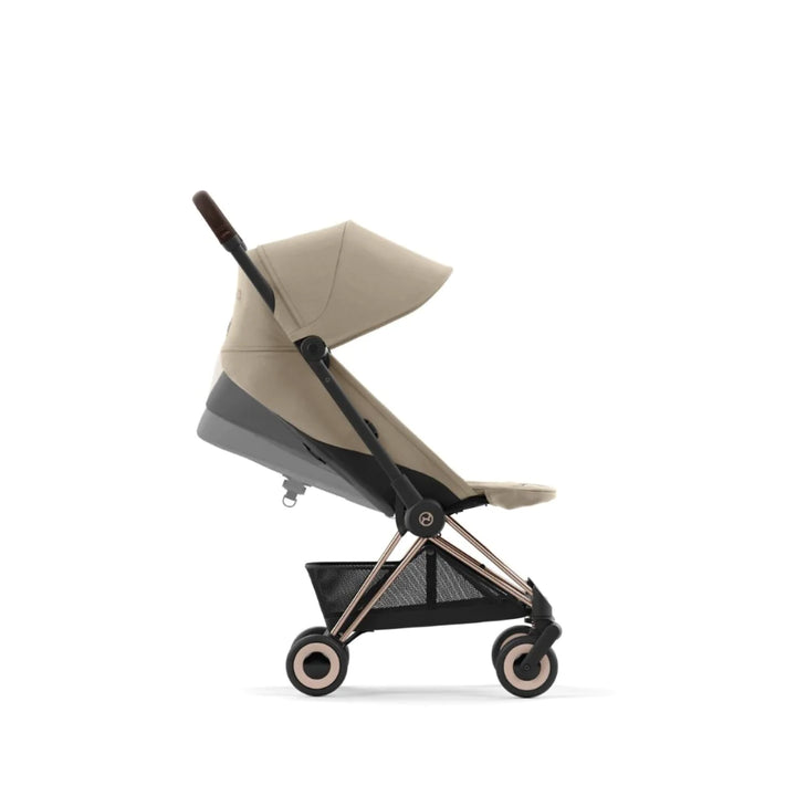 Cybex Coya Compact Stroller | Cozy Beige / Rose Gold